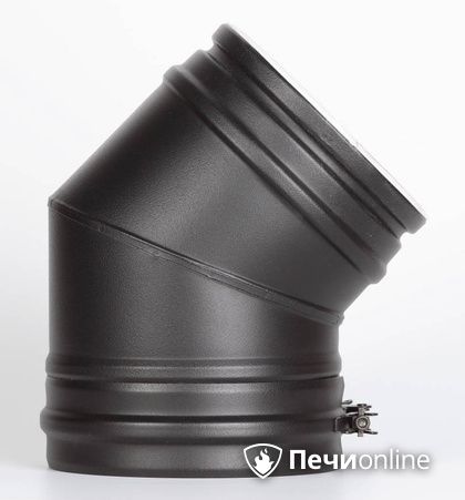 Колено 45° Schiedel Отвод 45° д.150 PM25 (Черный) Permetr в Рязани
