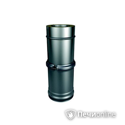 Сэндвич труба Теплов и Сухов Труба Телескоп L 300-450 ТТТ-Р 304-0.8/304-0.5 D200/300 с хомутом в Рязани