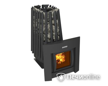 Дровяная печь-каменка GrillD Cometa Vega 350 window Max в Рязани