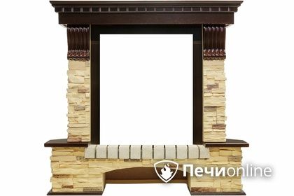 Портал для электрокамина Royal Flame Pierre Luxe угловой сланец под классический очаг в Рязани