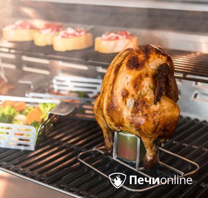 Ростер Char-Broil Grill+ для курицы с креплением для емкости в Рязани