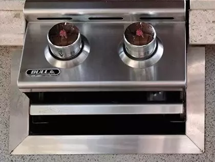 Аксессуар для приготовления на огне BULL Декоративная рамка  под двойную боковую горелку в Рязани