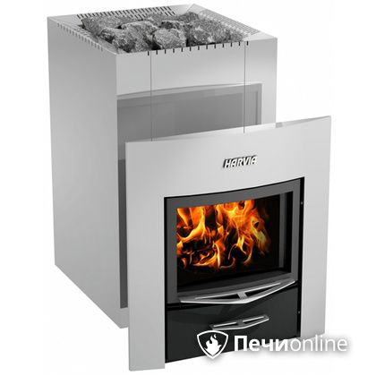 Дровяная банная печь Harvia 22 Duo Steel (Wk220) в Рязани