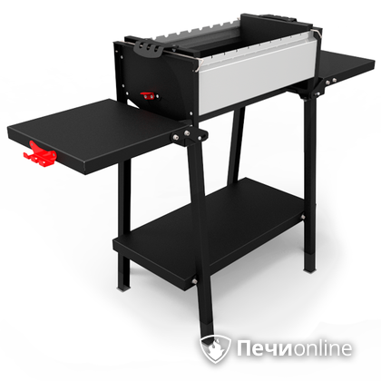 Мангал Grillver Крафтикс Сильвер на подставке в Рязани