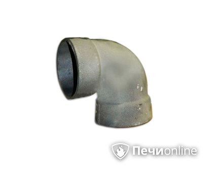 Дымоход Гефест Отвод 90° чугун D130 в Рязани